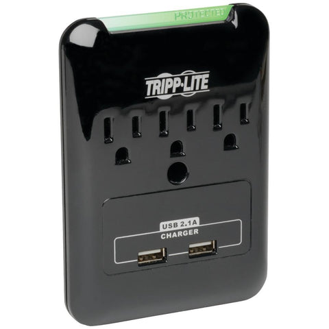 Tripp Lite Surge 3 Outlet 120V USB Charger Tablet Smartphone Ipad Iphone