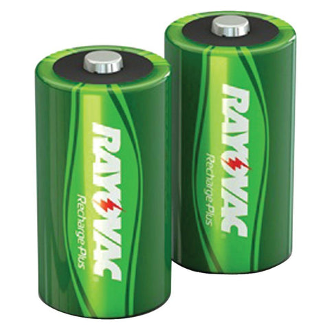 Rayovac Ready-to-use Rechargeable Nimh Batteries (c; 2 Pk; 3&#44;000mah) Rvcpl7142