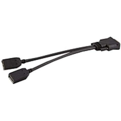 Hp Video Cable Adapter - Dms-59 Video - Displayport Female Digital Audio/video - Black