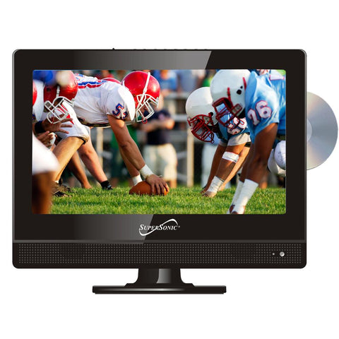 Supersonic SC-1312 13.3" TV/DVD Combo - HDTV - 16:9 - 1366 x 768 - 720p