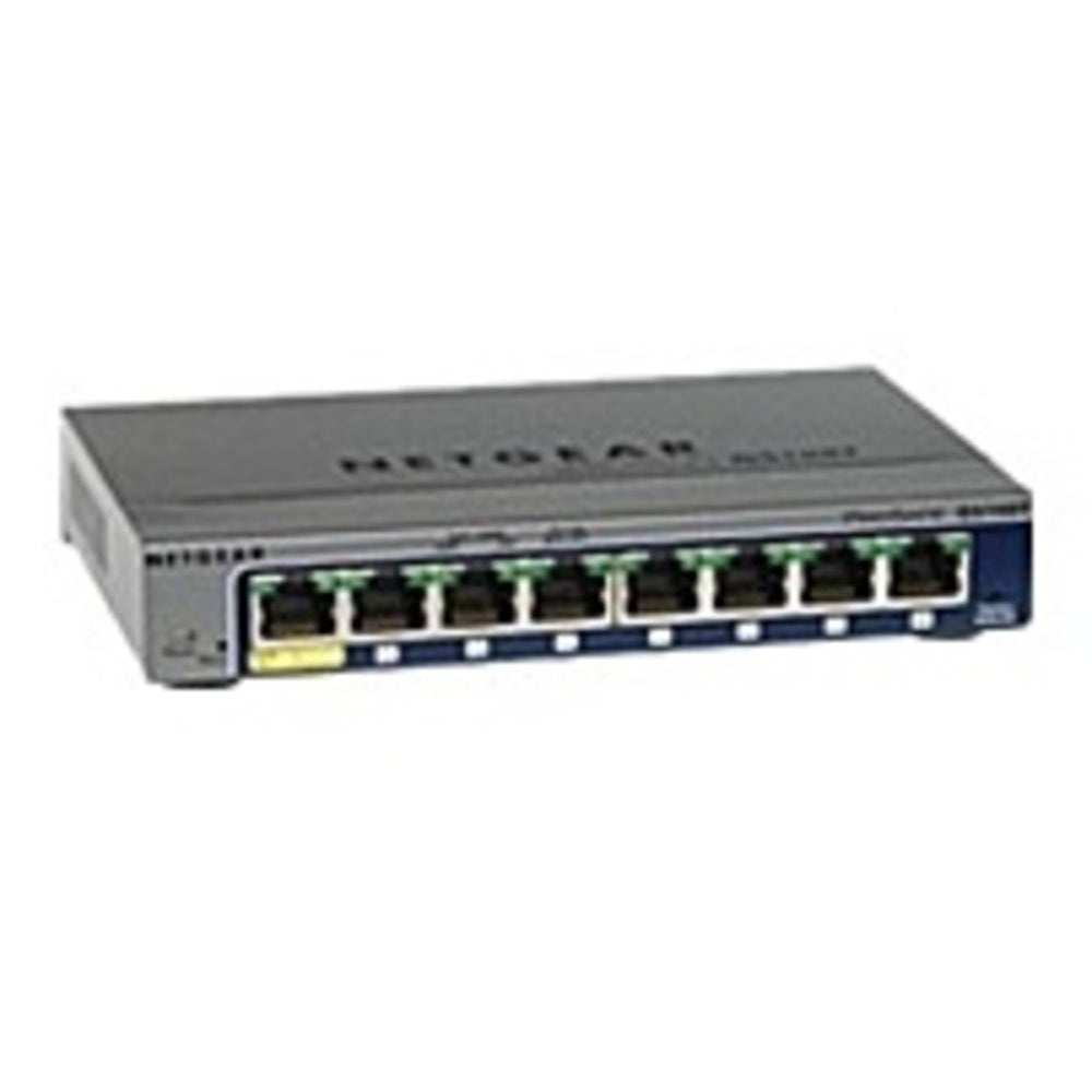 Netgear Prosafe Gs108t-200nas Gs108tv2 8-port Gigabite Ethernet Smart Switch - 10/100/1000base-t - 1 Gbps
