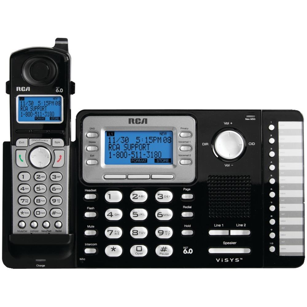 Rca 2-line Expandable Cordless Phone With Caller Id Tfd25212