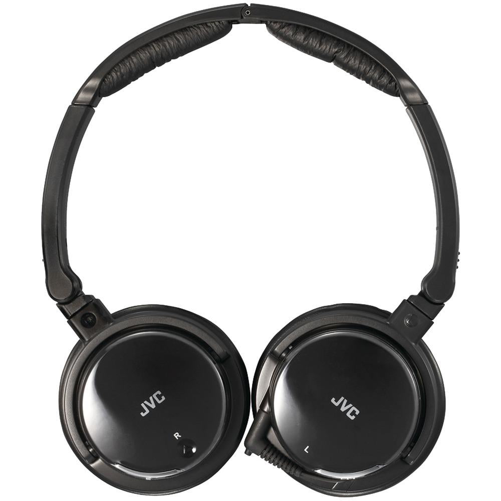 Jvc Hanc120 Noise-canceling Headphones With Retractable Cord