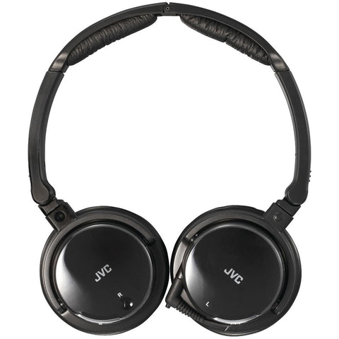 Jvc Hanc120 Noise-canceling Headphones With Retractable Cord