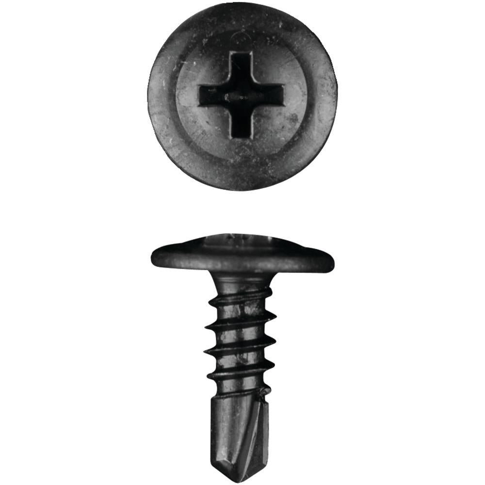 Install Bay Phillips Wafer-head Tek Screws&#44; 500 Pk (#8 X .5&amp;quot;) Mecpwht812