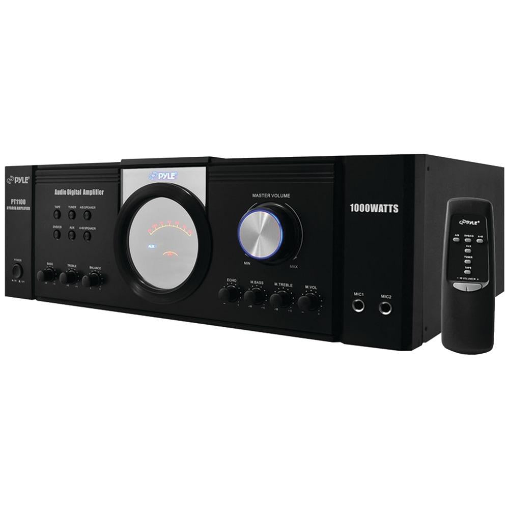 Pyle Home Pt1100 1,000-watt 4-channel Home Theater Power Amp