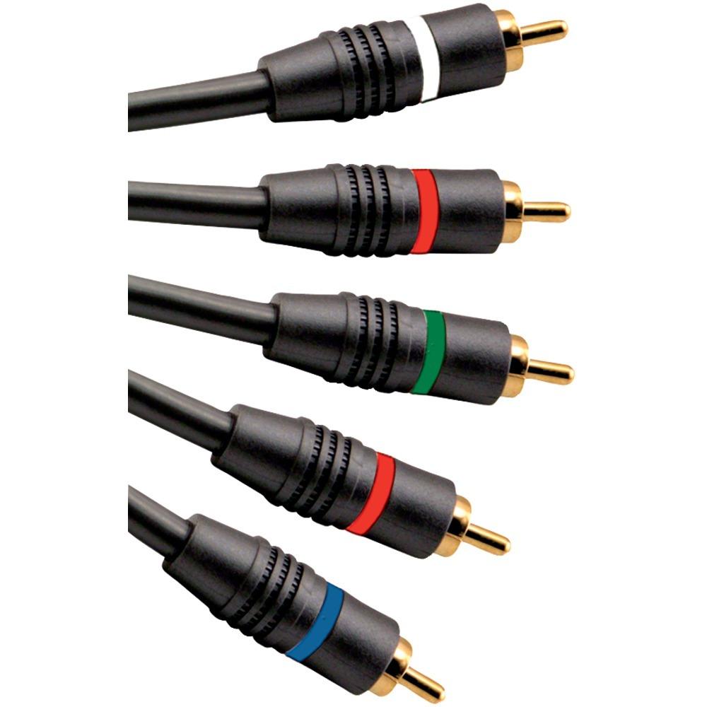 Axis Component Video And Stereo Audio Cables (6ft) 41226