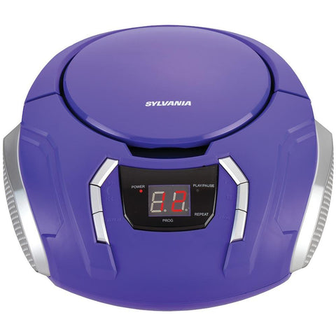 Sylvania Portable Cd Players With Am And Fm Radio (purple) Cursrcd261bprp