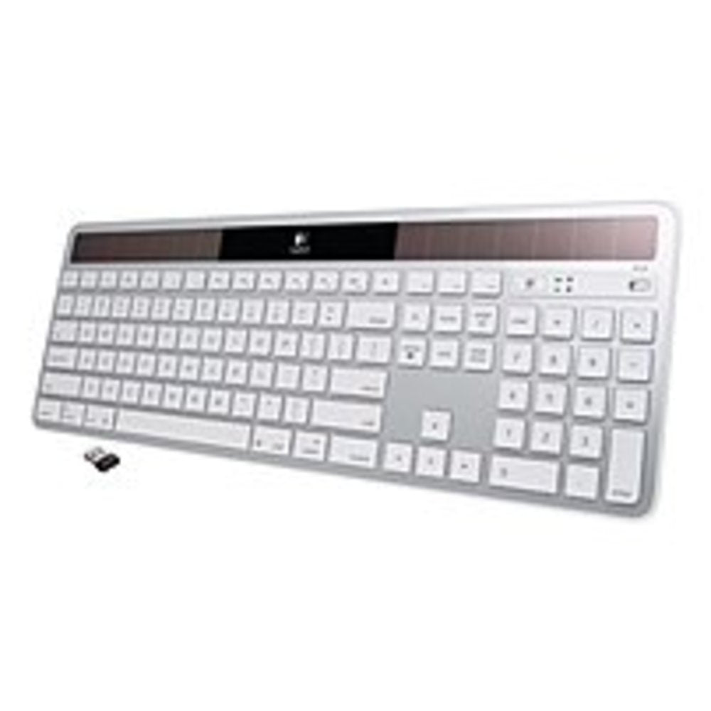Logitech 920-003472 K750 Wireless Solar Keyboard For Mac - 2.4 Ghz - Silver