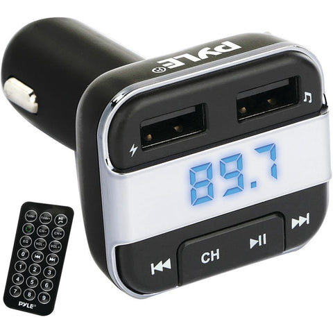 Pyle 3-in-1 Bluetooth Vehicle Fm Transmitter Charger Kit Pylpbt90