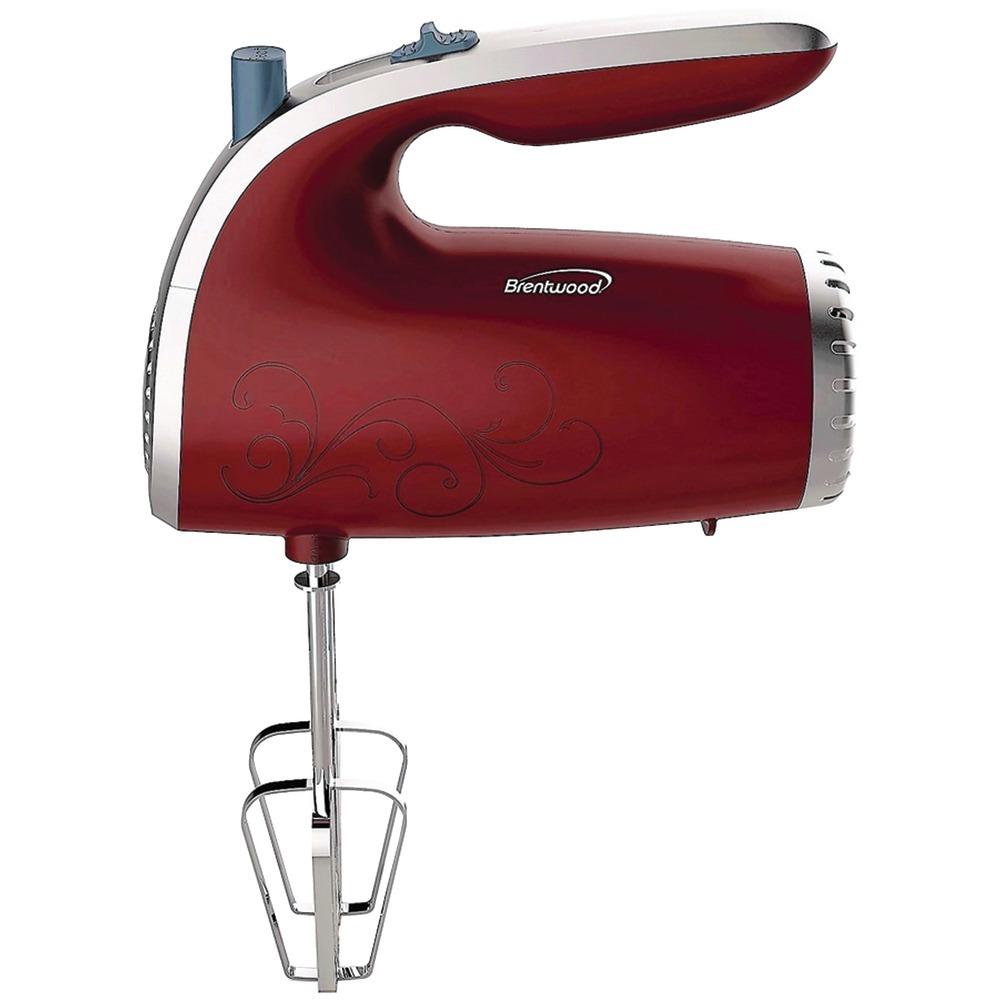 Brentwood 5-speed Hand Mixer (red) Btwhm48r