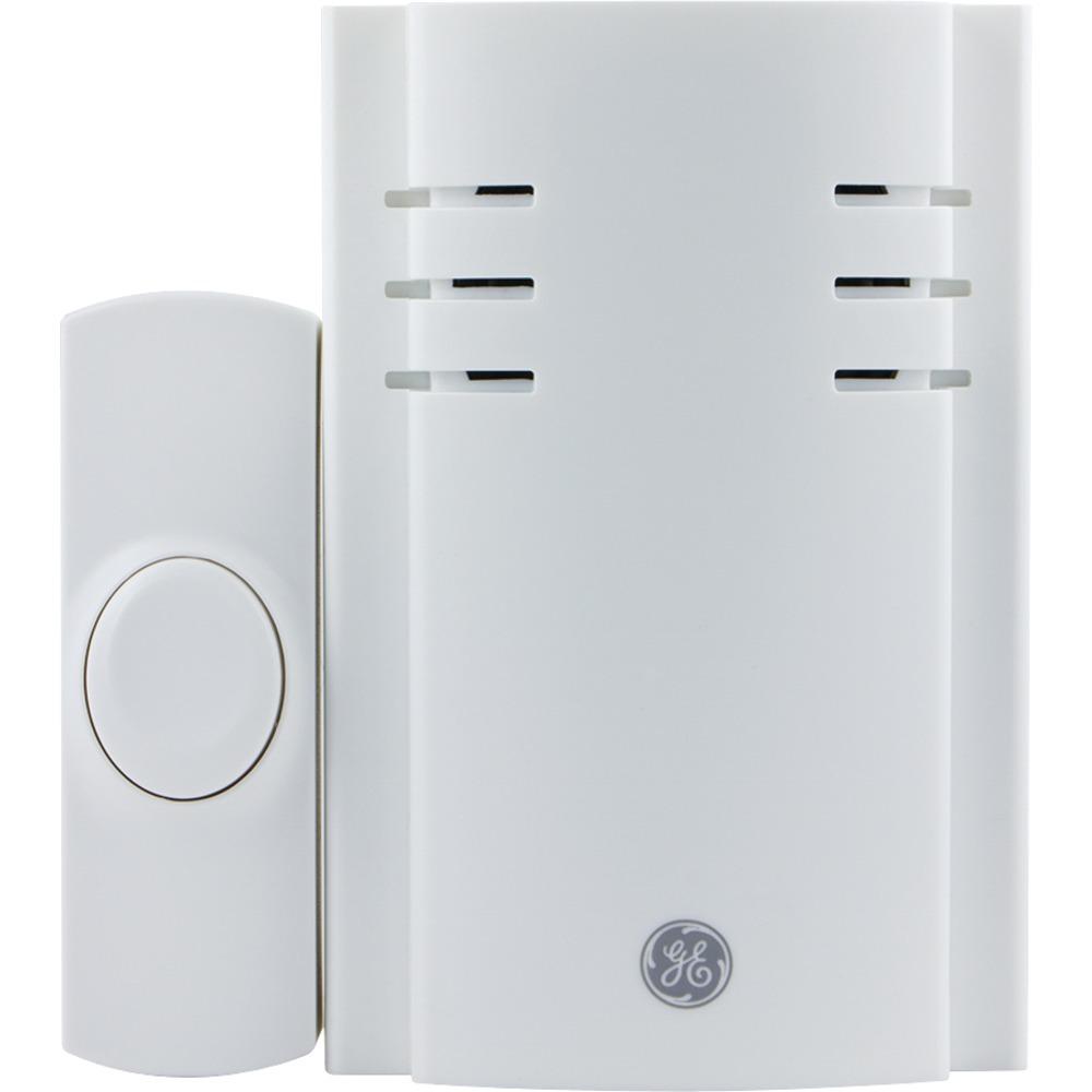 Ge 8-melody Plug-in Door Chime With Push Button Jas19299
