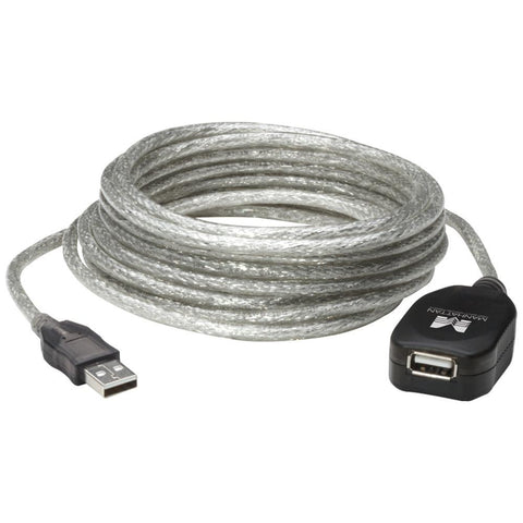Manhattan Hi-Speed A Male/A Female USB Active Extension Cable, 16'
