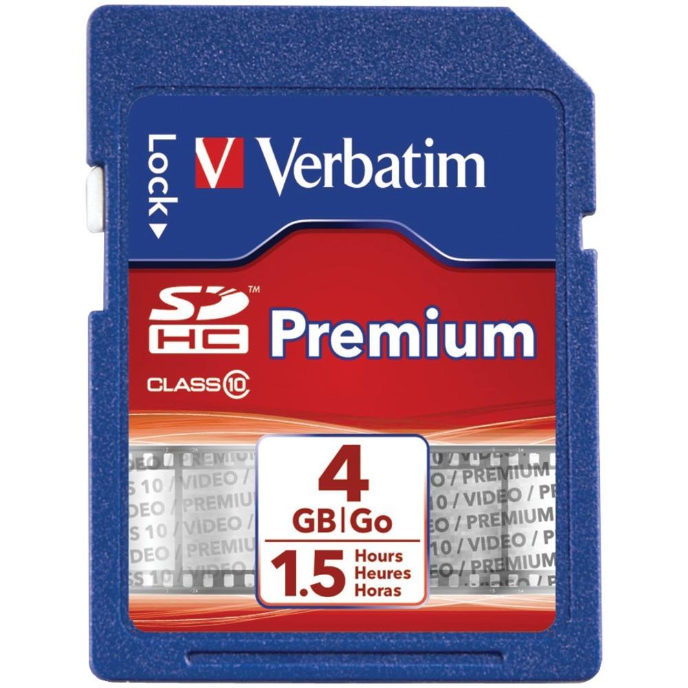 Verbatim 96171 Class 10 Sdhc Card (4gb)