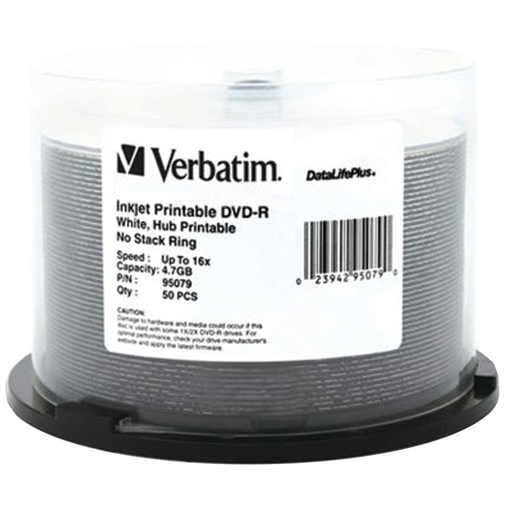 Verbatim 4.7gb Datalifeplus Dvd-rs&#44; 50-ct Spindle Vtm95079