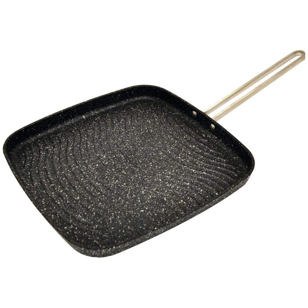 The Rock By Starfrit The Rock By Starfrit 10&amp;quot; Grill Pan With Bakelite Handles Srft030321