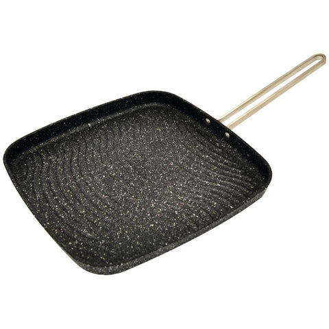 The Rock By Starfrit The Rock By Starfrit 10&amp;quot; Grill Pan With Bakelite Handles Srft030321