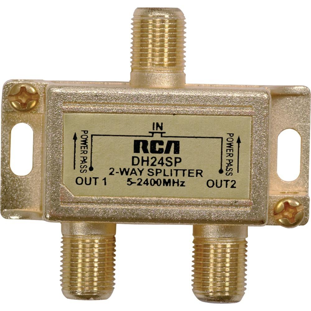Rca 3ghz Digital Plus 2-way Splitter Rcadh24spr