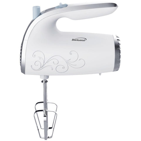 Brentwood 5-speed Hand Mixer (white) Btwhm48w