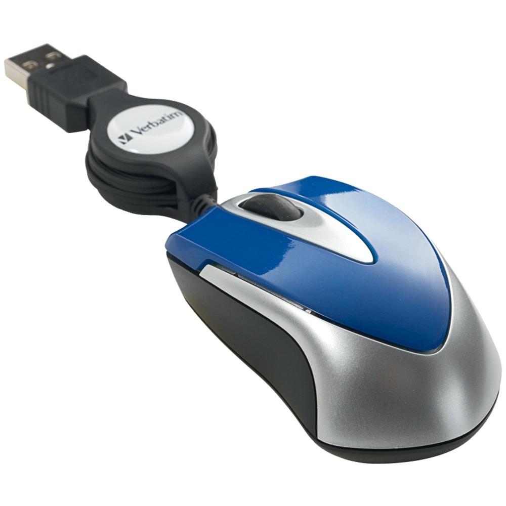 Verbatim Optical Mini Travel Mouse (blue) Vtm97249