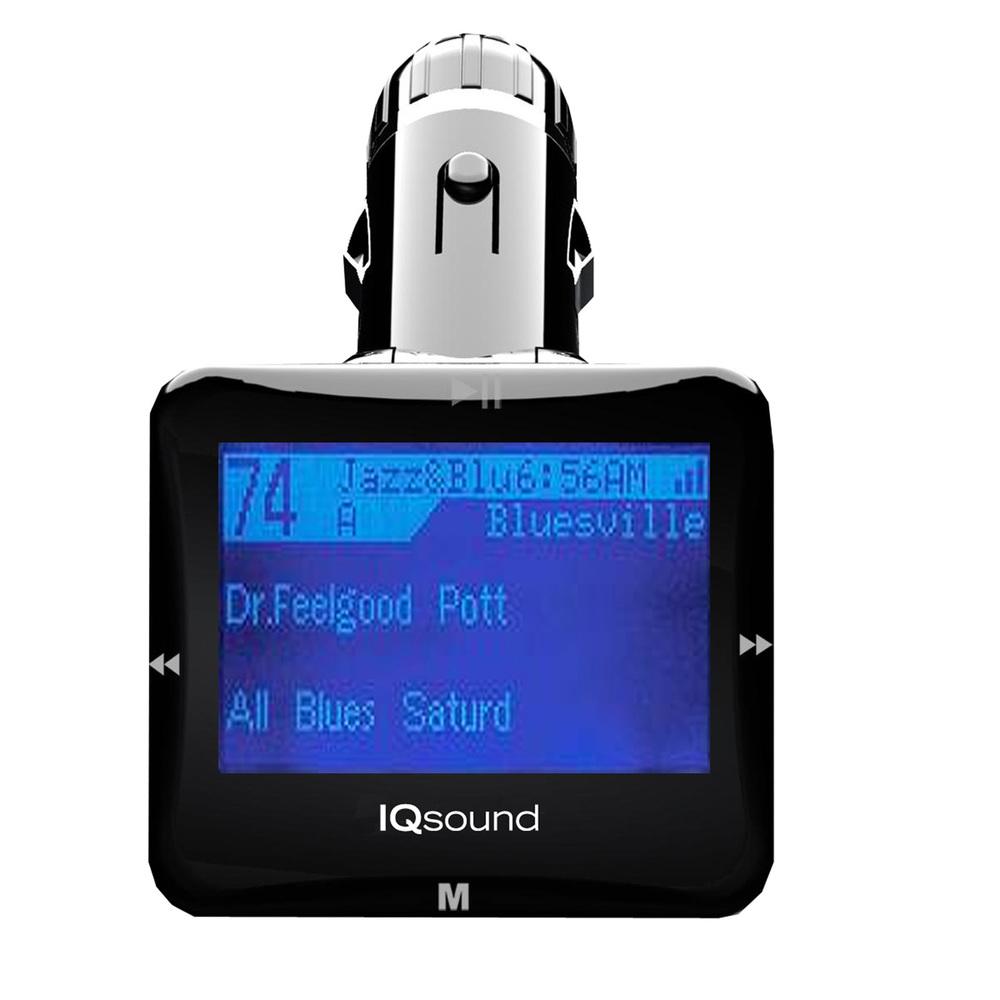 Supersonic Wireless Fm Transmitter With 1.4 In Black