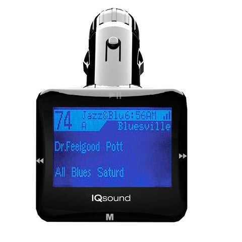 Supersonic Wireless Fm Transmitter With 1.4 In Black