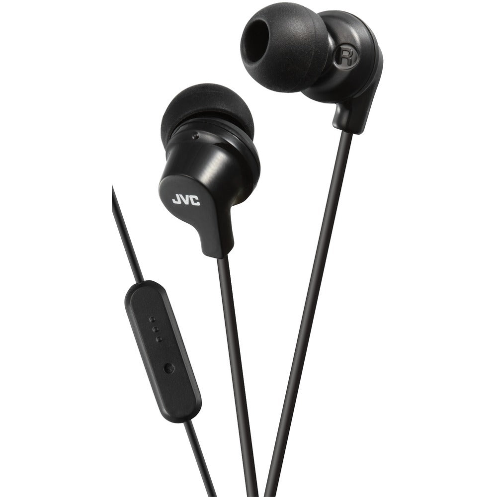 Jvc In-ear Headphones With Microphone (black) Jvchafr15b
