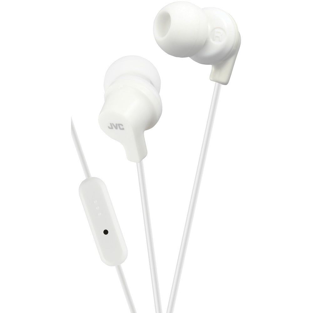 Jvc In-ear Headphones With Microphone (white) Jvchafr15w