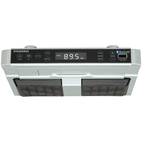 Sylvania Skcr2810bt Bluetooth Under-cabinet Kitchen Radio