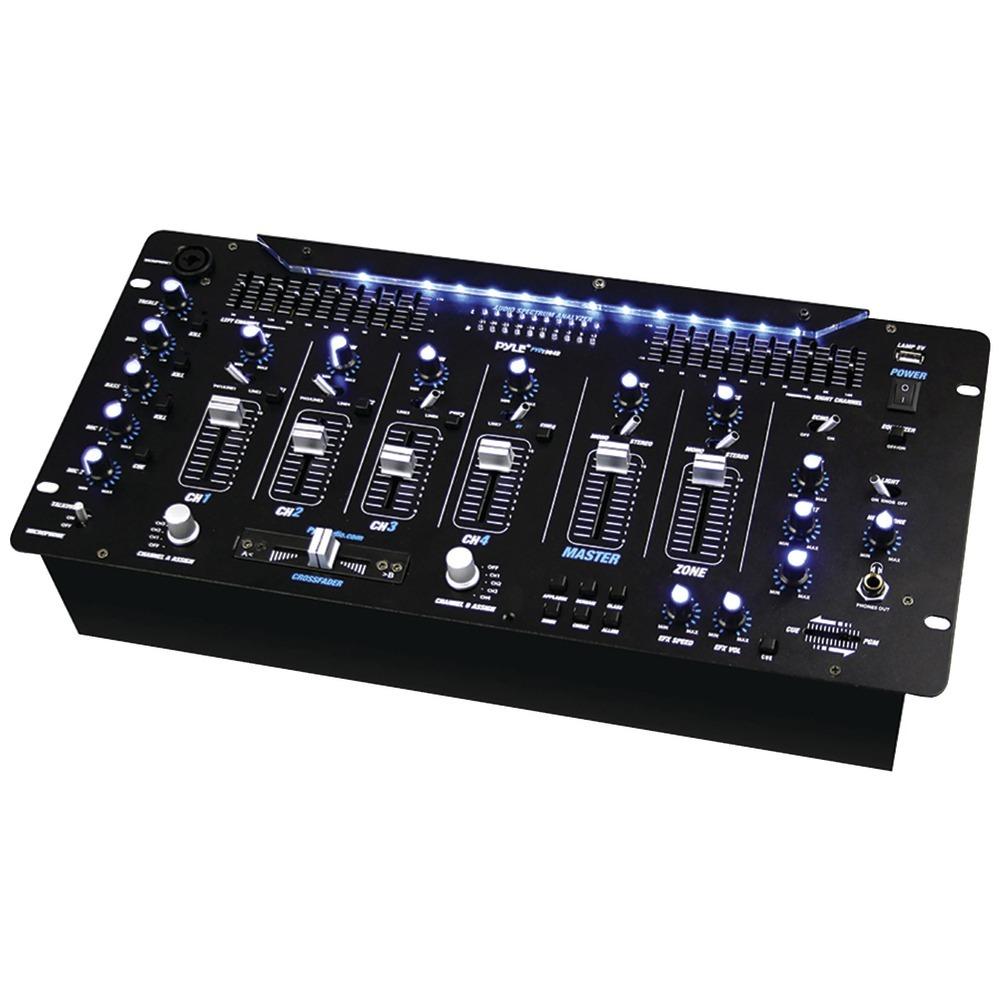 Pyle Pro 6-channel Bluetooth Dj Mixer Pylpyd1964b