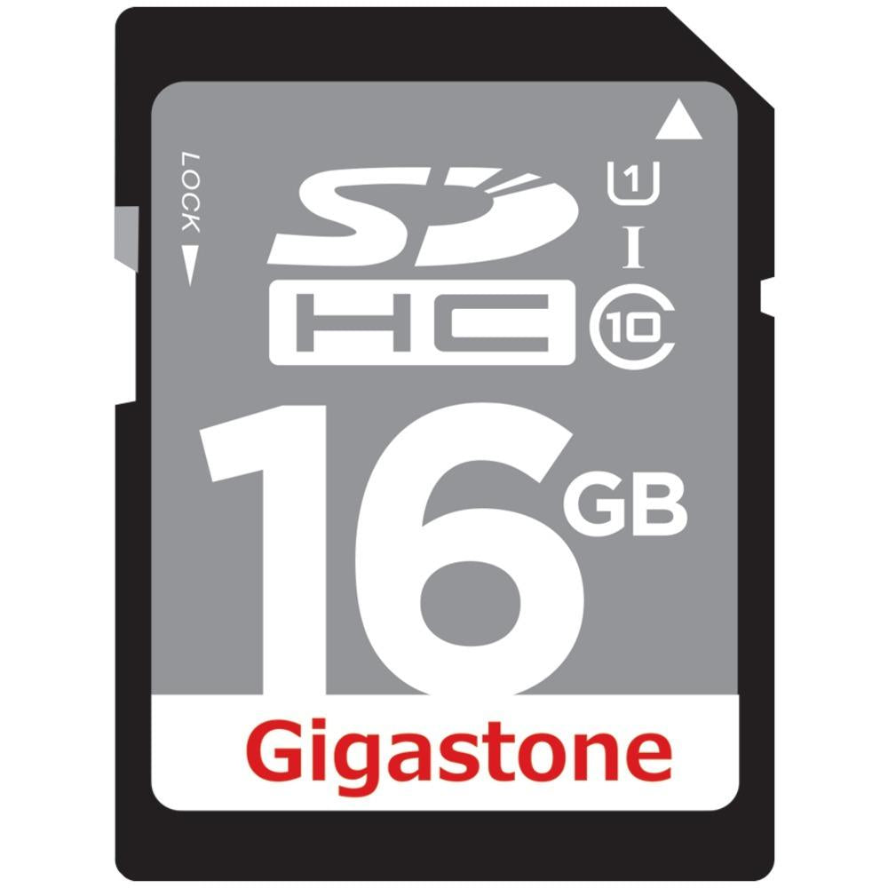 Gigastone Class 10 Uhs-1 Card (sdhc; 16gb) Demsdhcu116gr