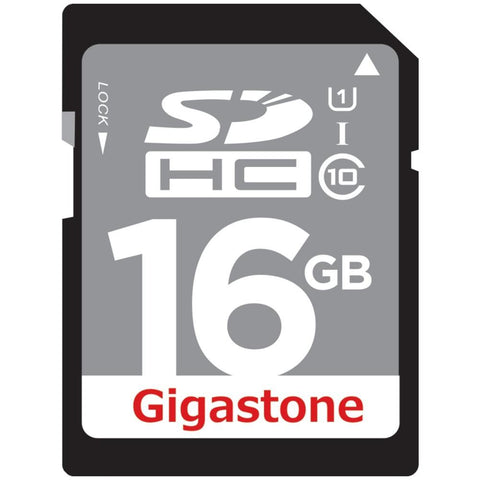 Gigastone Class 10 Uhs-1 Card (sdhc; 16gb) Demsdhcu116gr