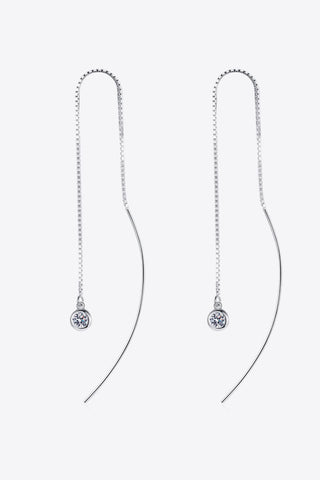 Moissanite 925 Sterling Silver Threader Earrings