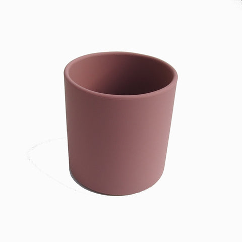 Baby Silicone Dinnerware Silicone Feeding Set Soft Cups BPA Free Wooden Spoon Kids Toddler Suction Bowl Food Grade Tableware