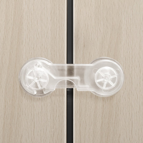 Child Safety Lock Baby Drawer Lock Child Anti-opening Cabinet Door Refrigerator Lock Buckle Baby Anti-pinch Safety Buckle