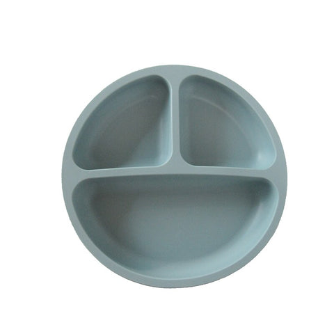 BPA Free Baby Silicone Suction Plate Kid Tableware Food Grade Silicone Non-Slip Baby Dish Infant Toddler Dinnerware