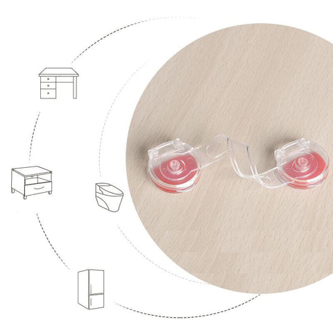 Child Safety Lock Baby Drawer Lock Child Anti-opening Cabinet Door Refrigerator Lock Buckle Baby Anti-pinch Safety Buckle