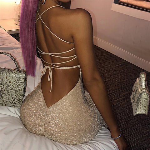 Summer Dress Long Backless Maxi Dress Women Spaghetti Strap High Split Bodycon Bandage Elegant Slim Party Dress Vestidos