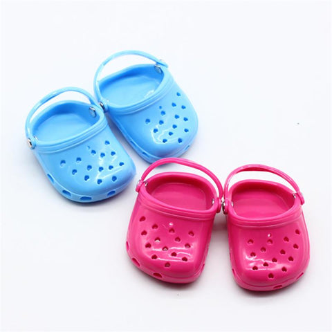 New Sandal Plastic Shoes For 43cm Baby Dolls 17 inch Born Dolls Shoes