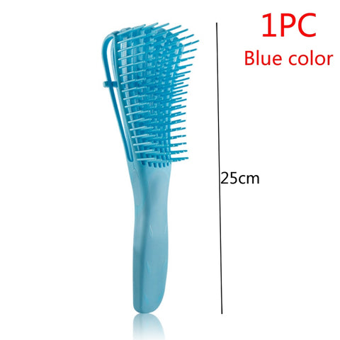Detangling Massage Scalp Hair Brush Comb Women Styling Tool Afro African 4C Kinky Wavy Curly Hair Product