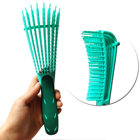 Detangling Massage Scalp Hair Brush Comb Women Styling Tool Afro African 4C Kinky Wavy Curly Hair Product