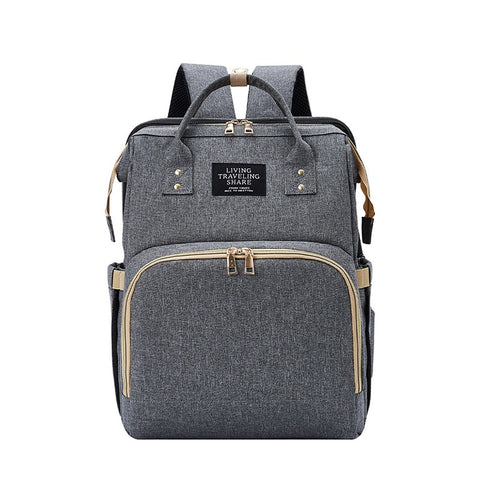 Umaubaby Diaper Bag Bed Large Capacity Maternity Bag baby bags for mom  3 in 1 foldable baby bed nappy bag Free baby mattress