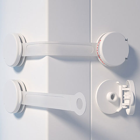 Child Safety Lock Baby Drawer Lock Child Anti-opening Cabinet Door Refrigerator Lock Buckle Baby Anti-pinch Safety Buckle