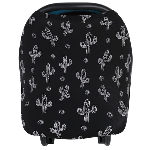 Multifunctional 5 in 1 Baby Breastfeeding Cover Car Seat Cover Canopy Shopping Cart Cover Trendy Scarf Breathable Nursing Cover