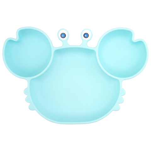 Baby Dispensing Cutlery Food Grade Silicone Baby Cutlery Set Plate Spoon Fork Anti-Slip Toddler Self-Eating Cutlery Baby Bowl