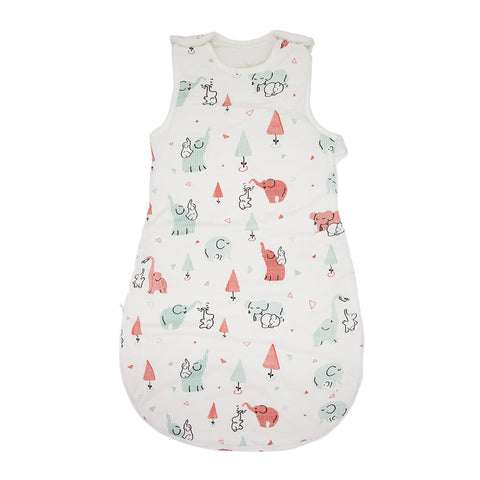Baby Sleeping Bag Vest Sleep Bag With Sleeves Detachable Convenient Change Diaper 100% Cotton Printed Newborn Baby Carriage Sack