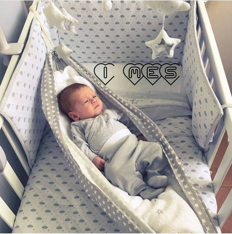 INS Baby Hammock for Crib Cot Child Hammock Kid Swing Baby Hang Bed Rocking Chair Cradle Indoor Outdoor Hanging Basket Anti-Roll