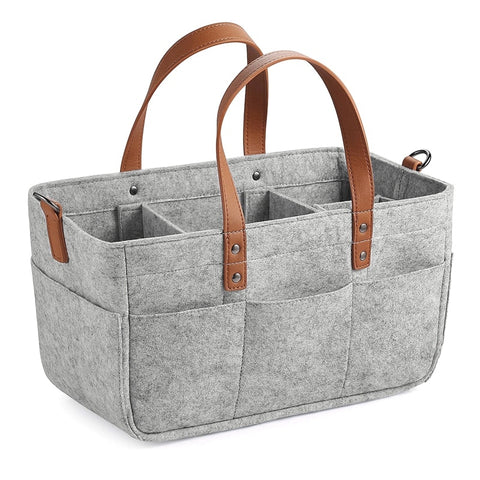 Baby Diaper Organizer Portable Holder Bag for Changing Table Car Newborn Caddy Nappy Bag Maternity Nursery Organizer Storage Bin
