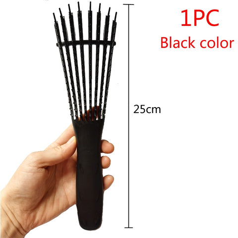 Detangling Massage Scalp Hair Brush Comb Women Styling Tool Afro African 4C Kinky Wavy Curly Hair Product