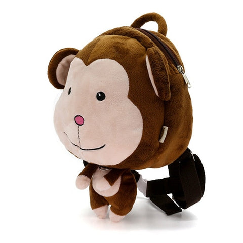 Baby Safety Harness Walker Strap Anti lost Children Backpack Cute Cartoon Animal Traction Rope Plush Infant With 100cm Rope